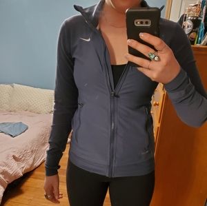 Nike running zip up